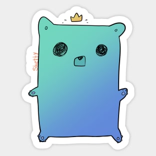 King Bear Sticker